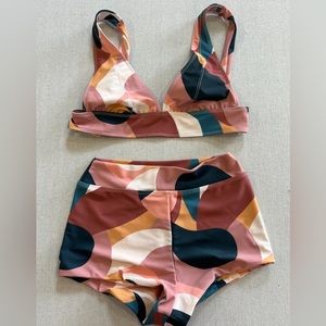 NEW Juliet Swim RACHAEL TOP/SUTTON SHORT FARRAH SET XS